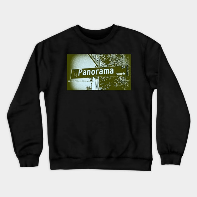 Panorama Drive, Arcadia, CA by MWP Crewneck Sweatshirt by MistahWilson